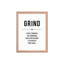 Load image into Gallery viewer, GRIND Framed Poster