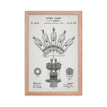 Load image into Gallery viewer, Screw Clamp Patent Framed Poster