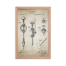 Load image into Gallery viewer, Hand Drill Patent Framed poster