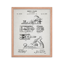 Load image into Gallery viewer, Bench Plane Patent Framed Poster