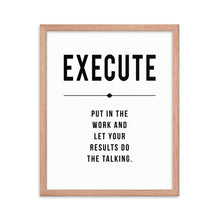 Load image into Gallery viewer, EXECUTE Framed poster