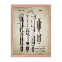 Load image into Gallery viewer, Push Screwdriver Patent Framed poster