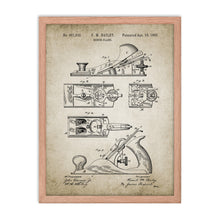Load image into Gallery viewer, Bench Plane Patent Framed poster
