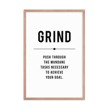 Load image into Gallery viewer, GRIND Framed Poster