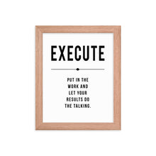 Load image into Gallery viewer, EXECUTE Framed poster