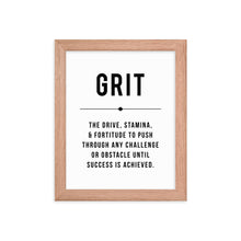 Load image into Gallery viewer, GRIT Framed Poster