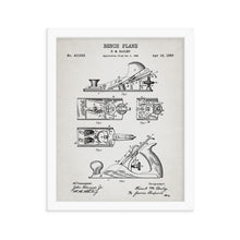 Load image into Gallery viewer, Bench Plane Patent Framed Poster
