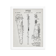 Load image into Gallery viewer, Hand Saw Patent Framed Poster