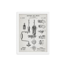 Load image into Gallery viewer, Ratchet Bit Brace Patent Framed Poster