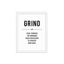 Load image into Gallery viewer, GRIND Framed Poster