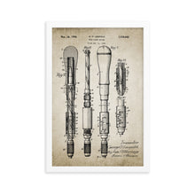 Load image into Gallery viewer, Push Screwdriver Patent Framed poster