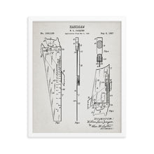 Load image into Gallery viewer, Hand Saw Patent Framed Poster