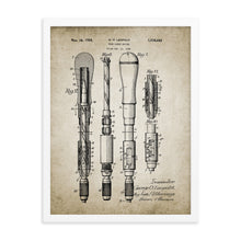 Load image into Gallery viewer, Push Screwdriver Patent Framed poster