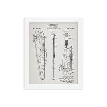 Load image into Gallery viewer, Hand Saw Patent Framed Poster
