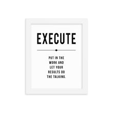Load image into Gallery viewer, EXECUTE Framed poster