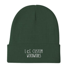 Load image into Gallery viewer, L & E Custom Woodworks Embroidered Beanie
