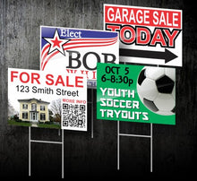 Load image into Gallery viewer, Yard Signs – Double-Sided, Full-Color, 24×18 with Stakes