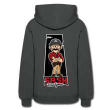 Load image into Gallery viewer, Sask Women's Hoodie - asphalt