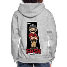 Load image into Gallery viewer, Sask Women's Hoodie - heather gray
