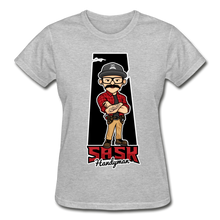 Load image into Gallery viewer, Sask Ladies T-Shirt - heather gray