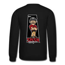 Load image into Gallery viewer, Sask Sweatshirt (front and back logos) - black