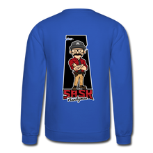 Load image into Gallery viewer, Sask Sweatshirt (front and back logos) - royal blue