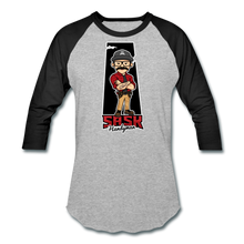 Load image into Gallery viewer, Sask Baseball T-Shirt - heather gray/black
