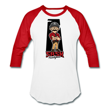 Load image into Gallery viewer, Sask Baseball T-Shirt - white/red