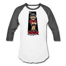 Load image into Gallery viewer, Sask Baseball T-Shirt - white/charcoal