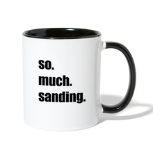 Load image into Gallery viewer, so.much.sanding Contrast Coffee Mug - white/black