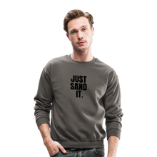 Load image into Gallery viewer, Just Sand It Crewneck Sweatshirt - asphalt gray