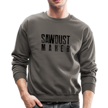 Load image into Gallery viewer, Sawdust Maker Crewneck Sweatshirt - asphalt gray