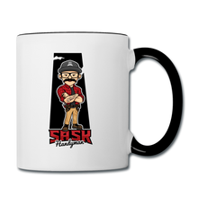 Load image into Gallery viewer, Sask Contrast Coffee Mug - white/black