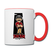 Load image into Gallery viewer, Contrast Coffee Mug - white/red