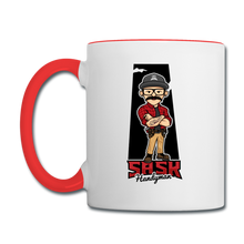 Load image into Gallery viewer, Contrast Coffee Mug - white/red