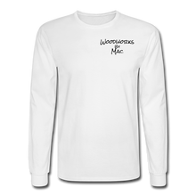 Load image into Gallery viewer, Woodworks by Mac Long Sleeve T-Shirt - white