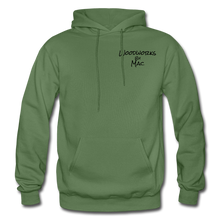 Load image into Gallery viewer, Woodworks by Mac Hoodie - military green