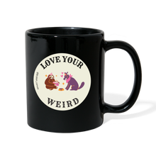Load image into Gallery viewer, Broken Canvas Love Your Weird Mug - black