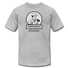 Load image into Gallery viewer, Retro Woodworking Premium T-Shirt - heather gray