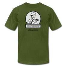 Load image into Gallery viewer, Retro Woodworking Premium T-Shirt - olive
