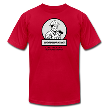 Load image into Gallery viewer, Retro Woodworking Premium T-Shirt - red