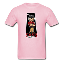 Load image into Gallery viewer, Sask Handyman Heavyweight T-Shirt (front logo) - light pink