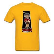 Load image into Gallery viewer, Sask Handyman Heavyweight T-Shirt (front logo) - gold