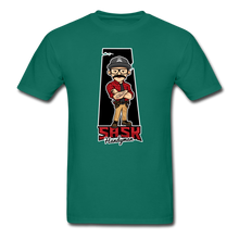 Load image into Gallery viewer, Sask Handyman Heavyweight T-Shirt (front logo) - petrol