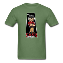 Load image into Gallery viewer, Sask Handyman Heavyweight T-Shirt (front logo) - military green
