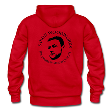 Load image into Gallery viewer, 5 Iron Woodworks Hoodie - red