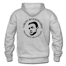 Load image into Gallery viewer, 5 Iron Woodworks Hoodie - heather gray