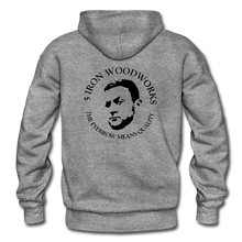 Load image into Gallery viewer, 5 Iron Woodworks Hoodie - graphite heather