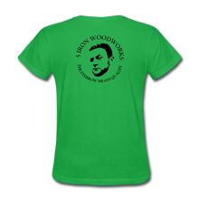 Load image into Gallery viewer, 5 iron Woodworks Women's T-Shirt - bright green