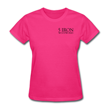 Load image into Gallery viewer, 5 iron Woodworks Women's T-Shirt - fuchsia